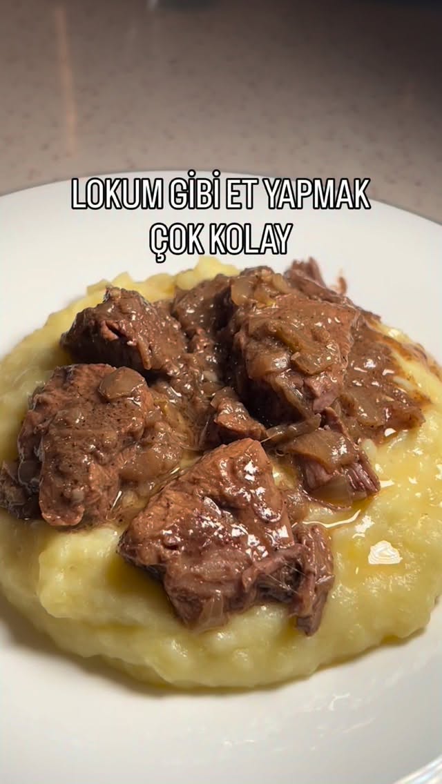 Bilim yanılmaz bu et lokum olacak👌🏻 🛒 Malzemeler: • 600g İri parçalı dana but • 1 adet Büyük boy kur…
