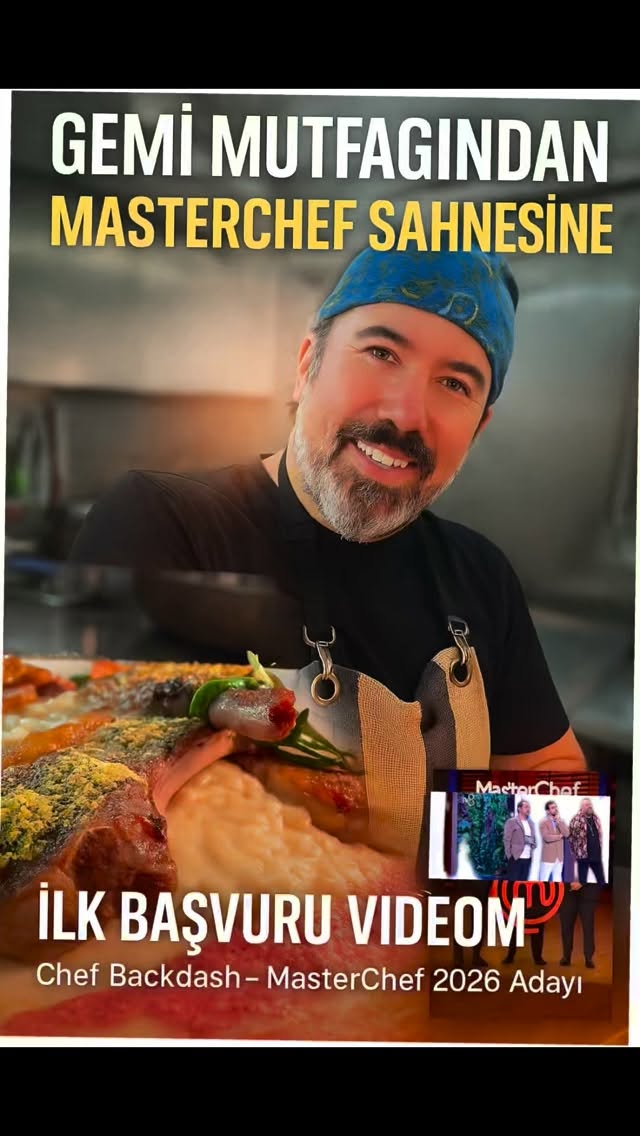 MasterChef Başvuru Videosu | Chef Backdash | Bir Gemiden Doğan Hikâye ⸻ 📝 Açıklama (Description): Ma…