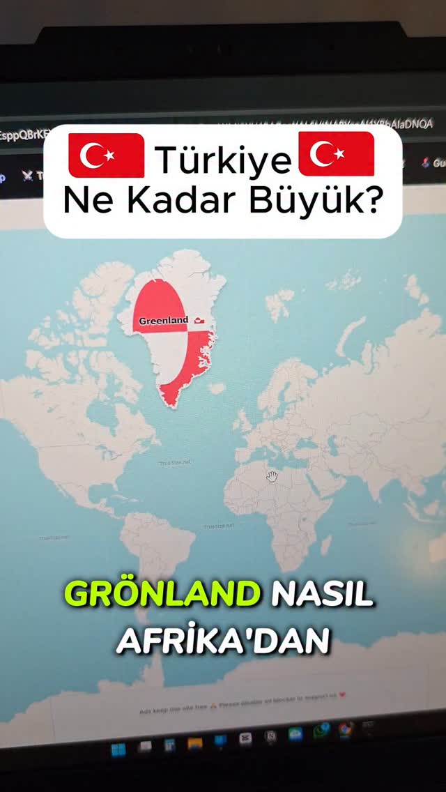 Türkiye 🇹🇷 Ne kadar büyük. #reklam değil