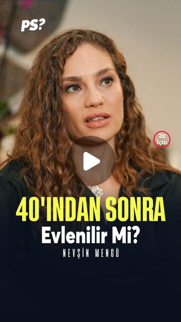“Kırkından sonra değil; gençken. İyisini kötüsüne katıp çok kurcalamadan; evleneceksin.” Nevşin Meng…