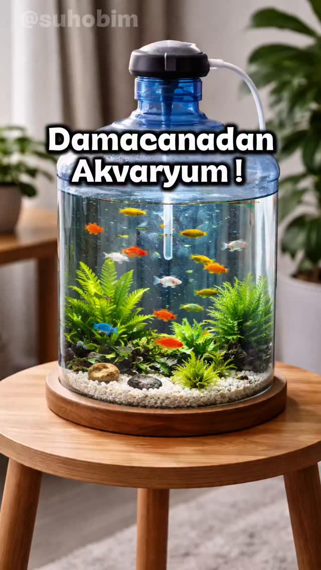 Damacanadan Akvaryum 😱 • • • • • #akvaryum #akvaryumhobisi #akvaryumbitkisi #fishtank #aquascape
