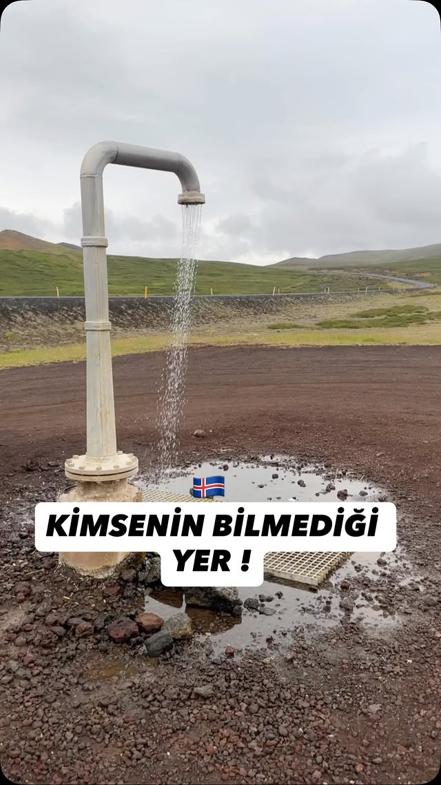 İzlanda’da buz gibi havada, kimsenin olmadığı dağ başında tek başınıza bedava sıcak duş almak ister …