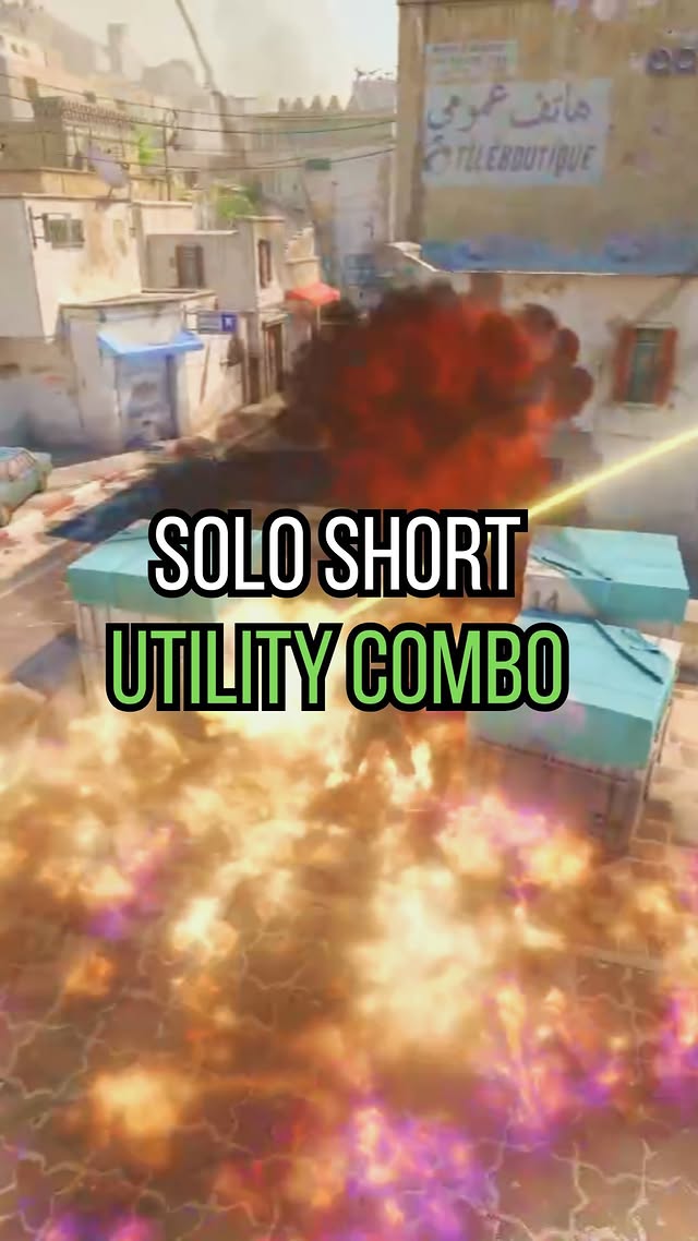 Solo A short utility combo on Dust2 #cs2