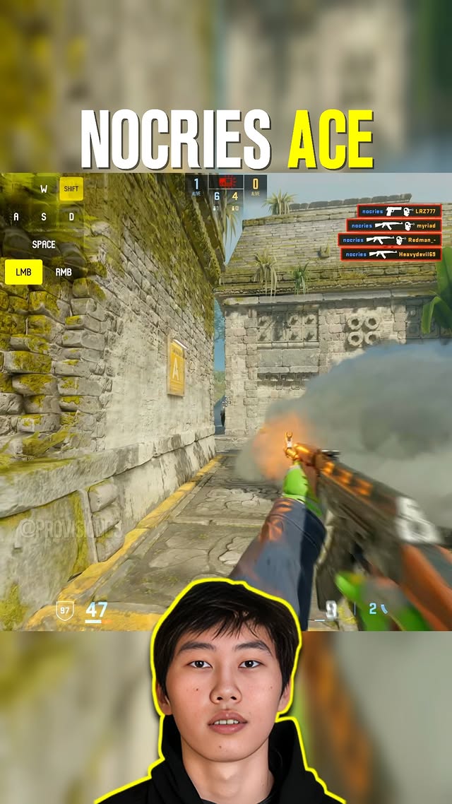 nocries From one DEAGLE to ACE ⚡ #cs2 #nocries #faceit #faceit10lvl
