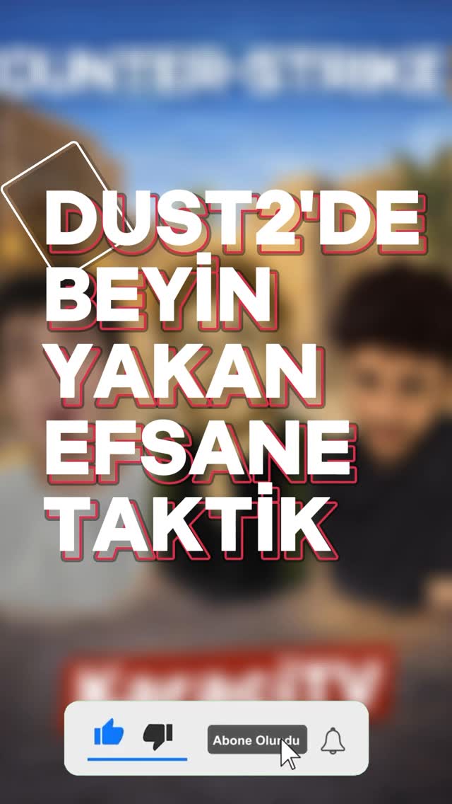 DUST2’DE BEYİN YAKAN EFSANE TAKTİK Yt-KaraçiTV Videonun uzun hali YouTube kanalımızda videoyu beğend…