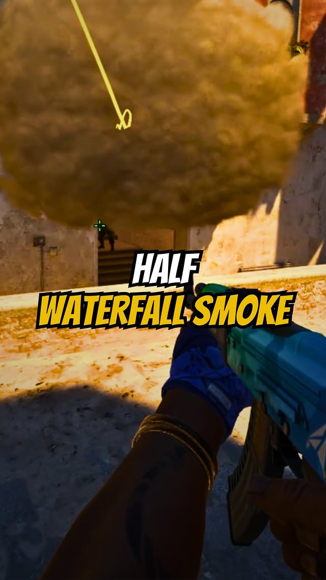 Half Waterfall Smoke on Mirage #cs2