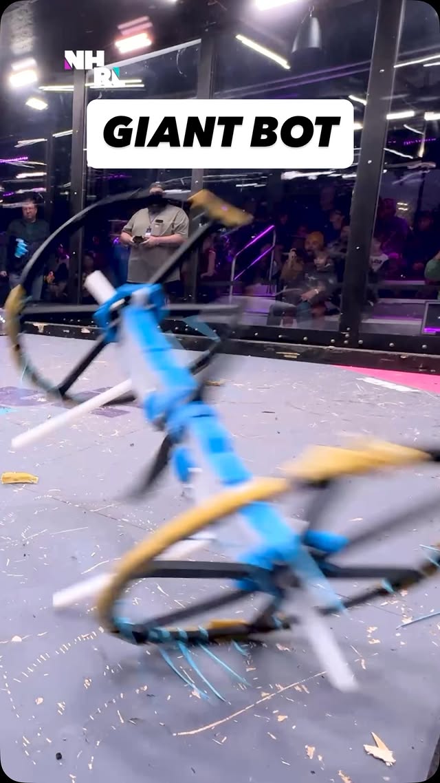 The biggest big-wheeled bot to ever compete at NHRL collides with one of the most chaotic hitters in…