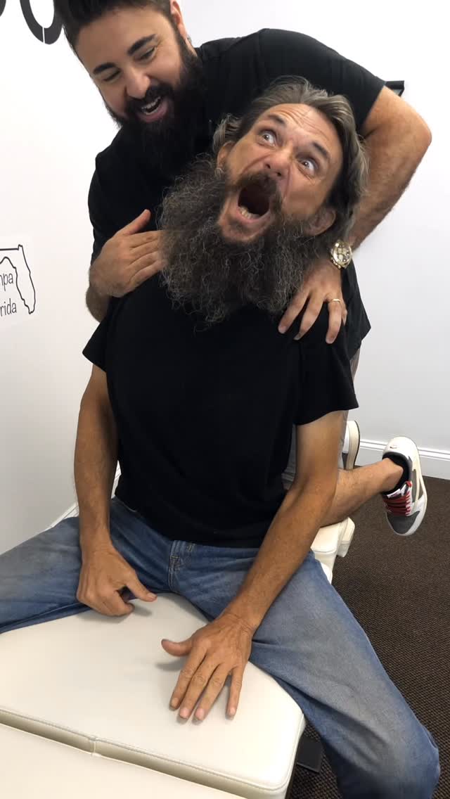 Man Freaks Out from Chiropractor Cracking His Back!