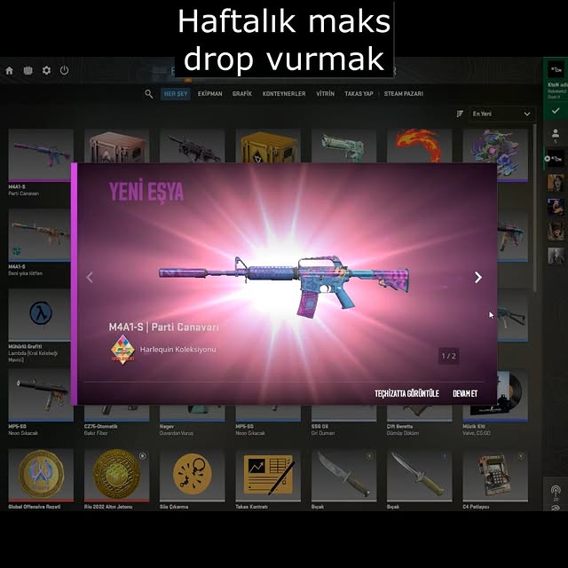 Haftalıktan maksimum kalitede drop aldık. #cs2 #cs2clips #cs2moments #csgo #cs2türkiye