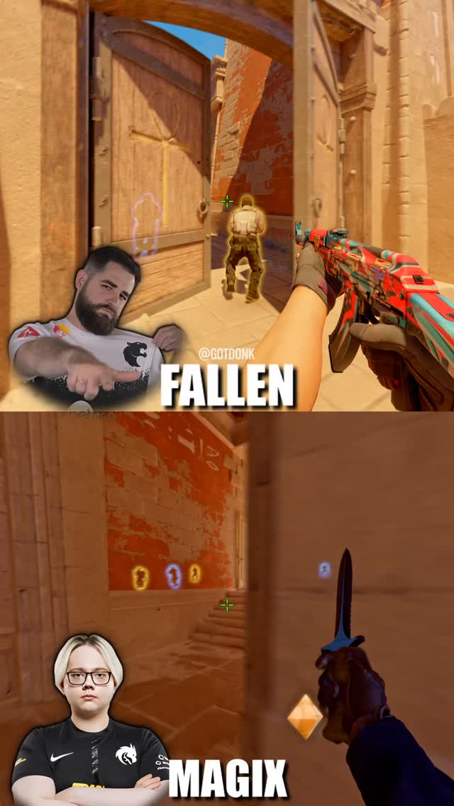Fallen runs out of ammo and does this💥 #cs2 #counterstrike2 #cs2clips #cs2highlights #faceit