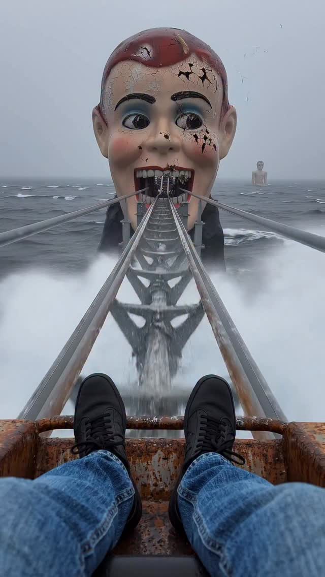 Estos muñecos dan mucho miedo 💀 #megalophobia #talasofobia #liminalspaces #backrooms #liminal