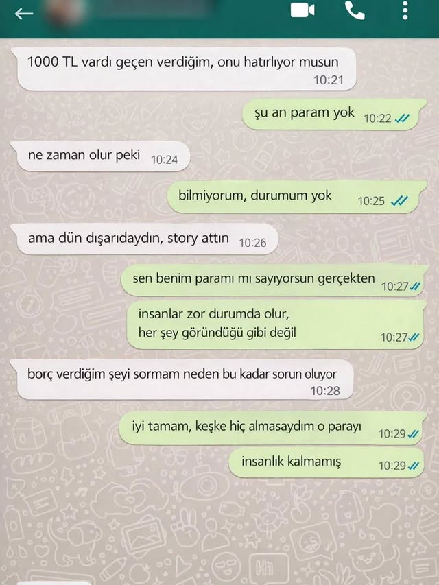 💬 Borç İlişkileri Tartışma Konusu Oldu Son dönemde bireyler arası borç-alacak ilişkileri, sosyal hay…