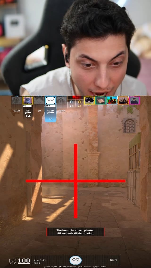Is That the Best Crosshair in The Game? 🤡 . . . . . . . #CS2 #cs2moments #cs2clips #cs2tips