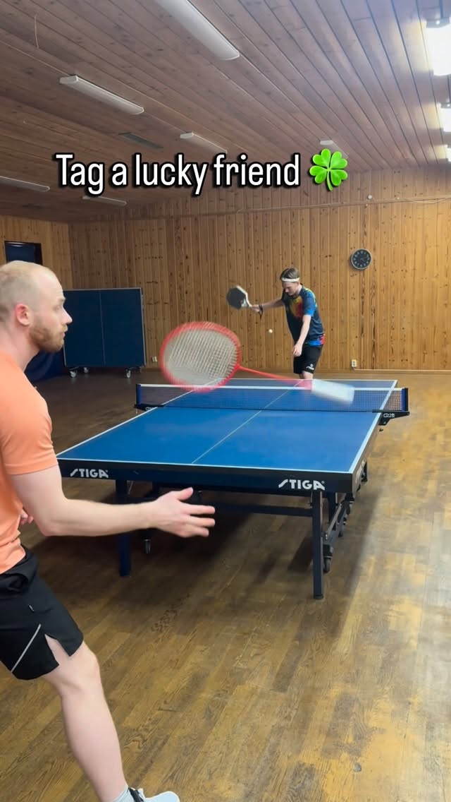 Are you the lucky friend? 🍀 @stigatabletennis #pingpong #tennisdemesa #tabletennis