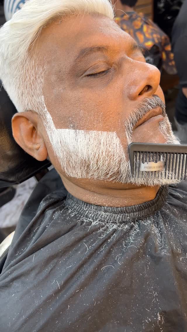 Uncle ji ka beard shape Kadakk look . . . #viral #trending #beard #foryoupage #explorer