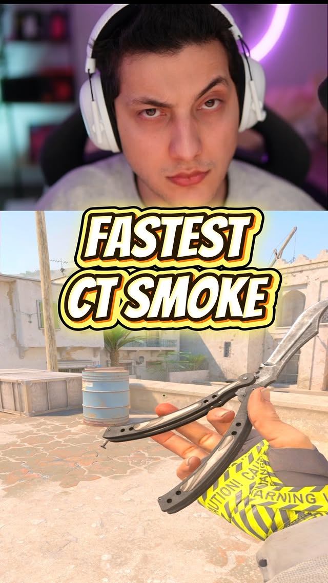 Dust2 Fastest CT Smoke 😶‍🌫️ . . . . . . . #CS2 #fyp #gaming