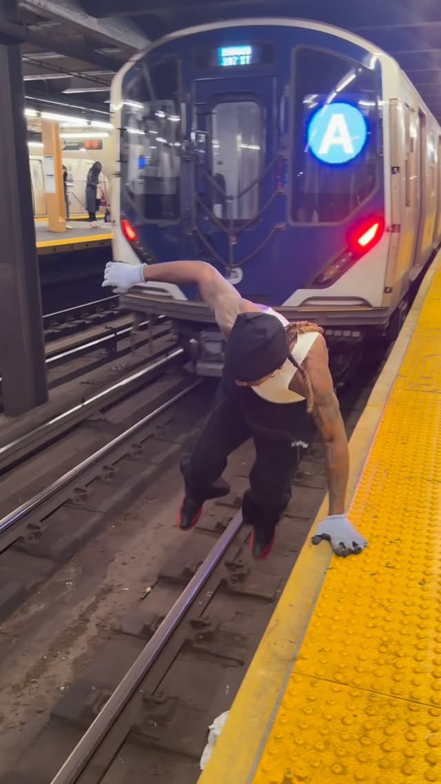 Smooth Criminal ‼️🚂🕺🔥👀👮‍♀️ … They almost got me 😭😅 Tag a friend 📲 #wafflekozik #reels #trending #exp…