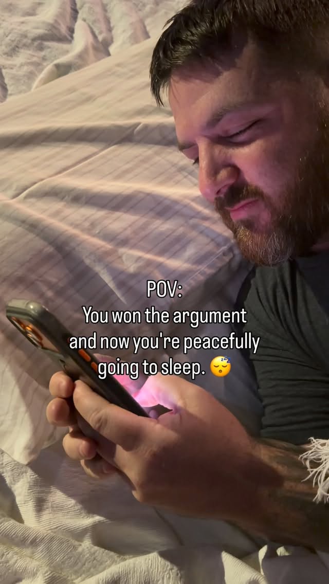 Gonna sleep good tonight, boys! 😴