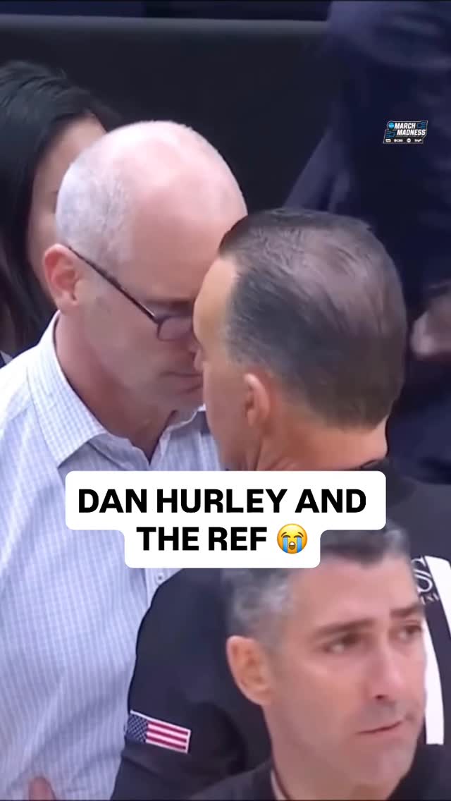 Dan Hurley’s reaction to UCONN’s game-winner 😭🔥 (via @marchmadnessmbb) #sports #cbb #marchmadness #u…