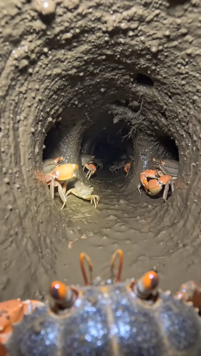 Crab colony video🤗#explore #respect #trending #humanity #ai