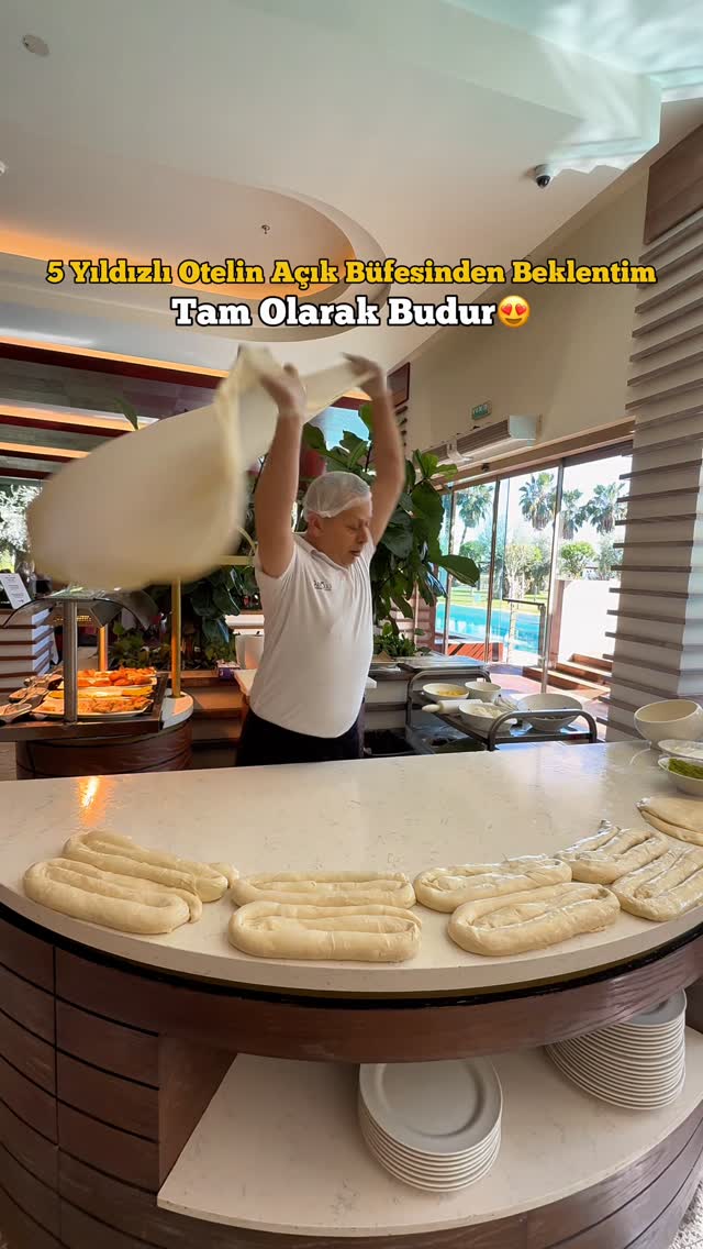 5 Yıldızlı Bir Otelin Açık Büfesinden Beklentim Tam Olarak Budur🤌🏻😍 Peki sence nasıl?👀 🏨 Gloria Sere…
