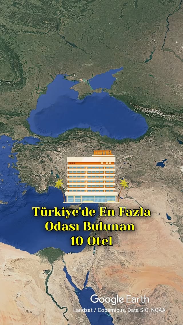 Türkiye'nin En Fazla Odaya Sahip 10 Oteli Türkiye konaklama sektörü, ulaştığı oda ve yatak kapasites…