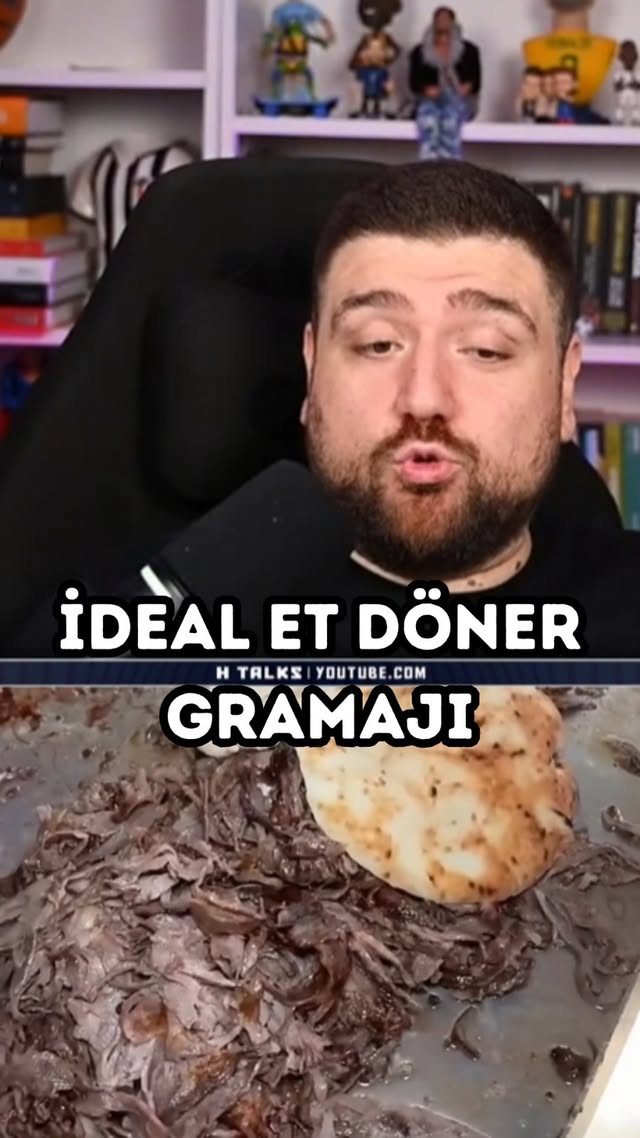 İdeal et döner dürüm gramajı nedir? #keşfet #yemek #htalks #döner #dürüm