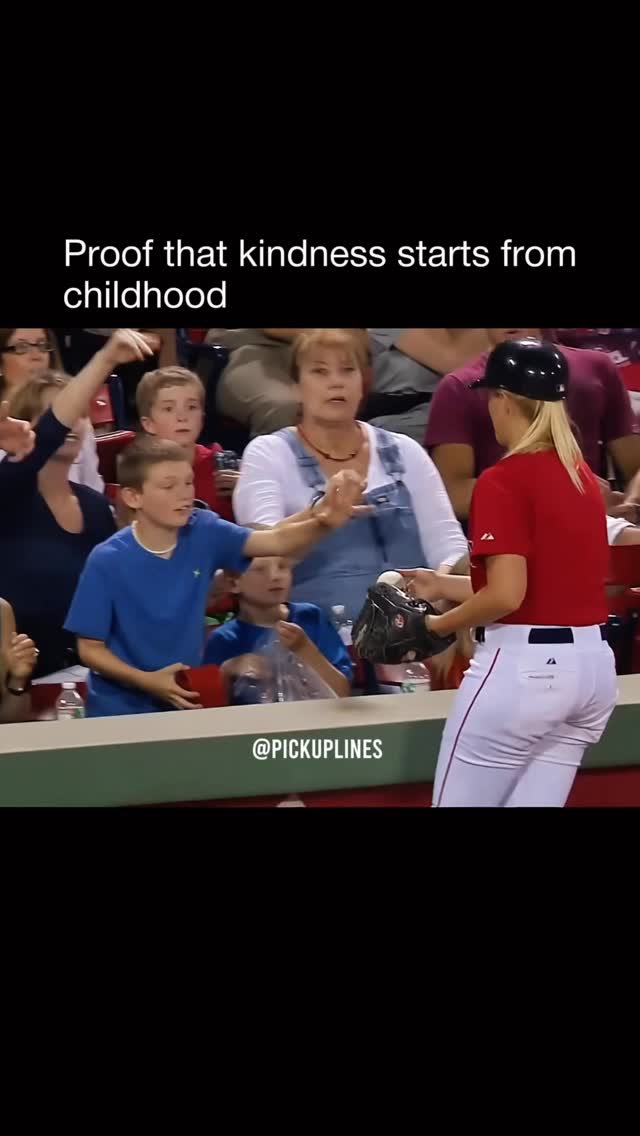 🥺 Interesting fact: During a Boston Red Sox game in September 2014, a 12-year-old boy named Ryan cau…