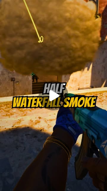 Half Waterfall Smoke on Mirage #cs2