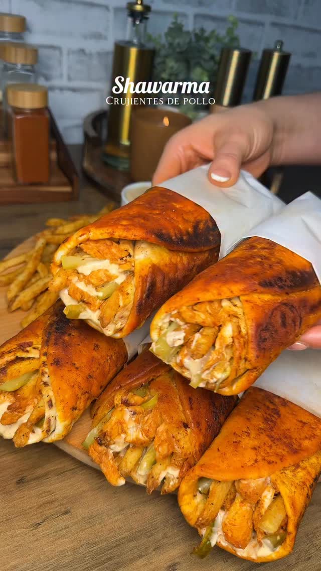 Hacemos la versión de res?🤤🥩#ideasdecomida #recetasfaciles #shawarmas #wrap #burrito