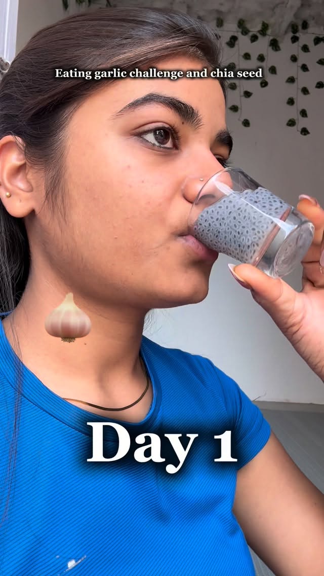 Sabja seeds drinking challenge and garlic 🧄 #treandingreels #explore #explorepage #explorar #viralre…