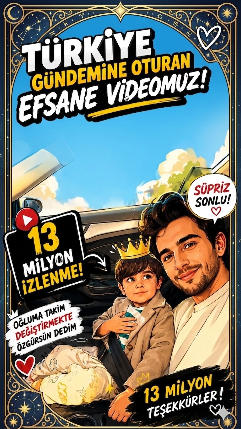 Oğluma Takım değiştirmekte özgürsün dedim ama konu biraz değişti sanırım:) (Süpriz sonlu) #ikigözüm …