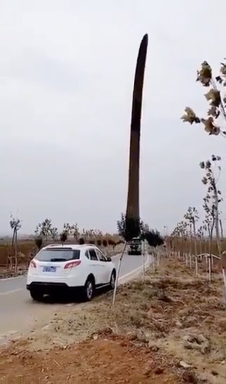 #EfectoVisual Parece que el tráiler va a provocar un desastre… pero en realidad estás viendo un “trá…