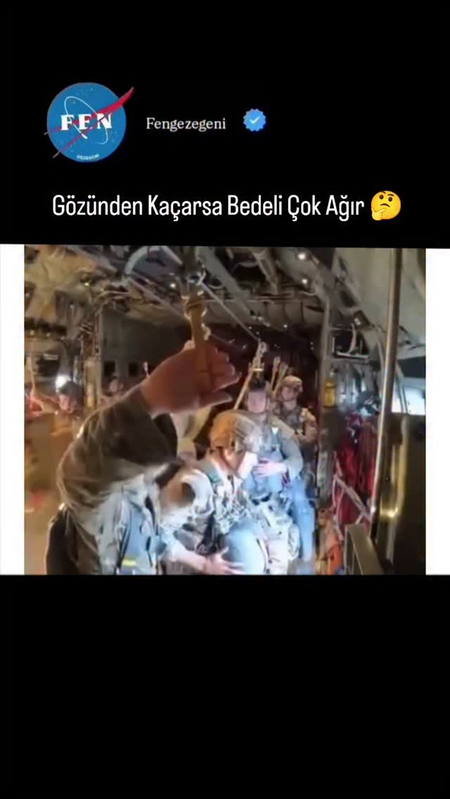 Hayatının tek bir kayışa bağlı olduğunu düşün… Paraşütle atlamadan önce yapılan son kontroller bazen…