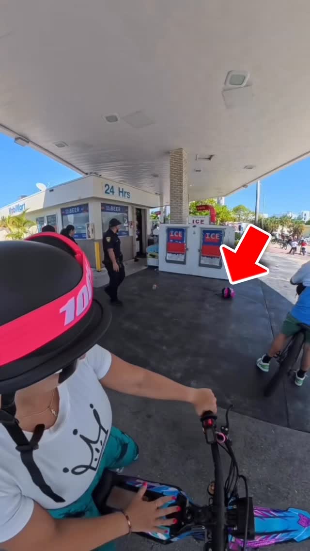 I SAVED HER HELMET FROM THE COPS 😳🚔#shorts #fypシ