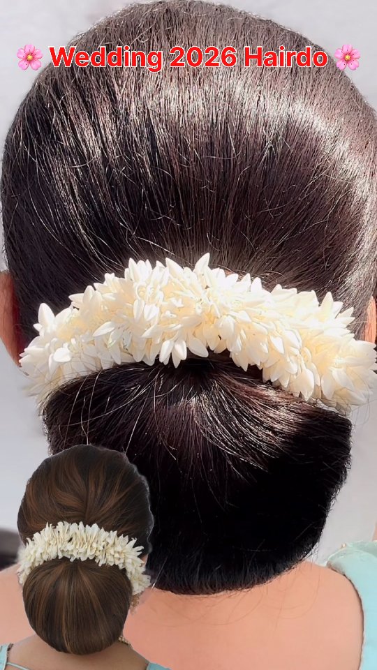Wedding 2026 Hairdo 🌸✨ #trending #hairstyle #wedding #hairstyles #easyhairstyles