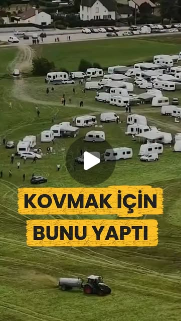 Polis Gelmeyince Çiftçi Böyle Bir Çözüm Buldu! 🤯 Bir Fransız çiftçi, arazisine izinsiz yerleşen ve h…