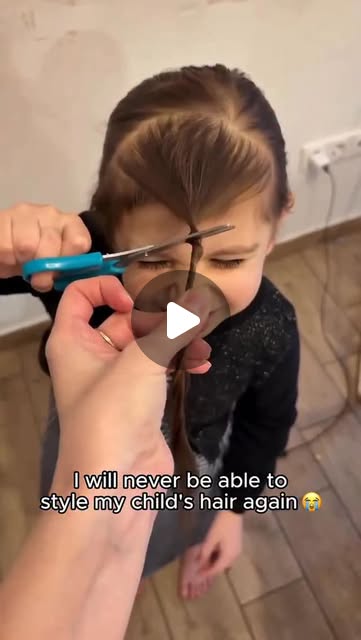 I asked for curtain bangs. I got curtains ✂️😭 #diyhaircut #hair #bangs #fypageシ #funny