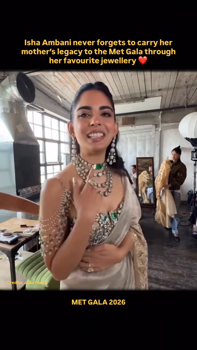 Isha Ambani is not just wearing jewellery… she is wearing Indian history, legacy and one of the worl…