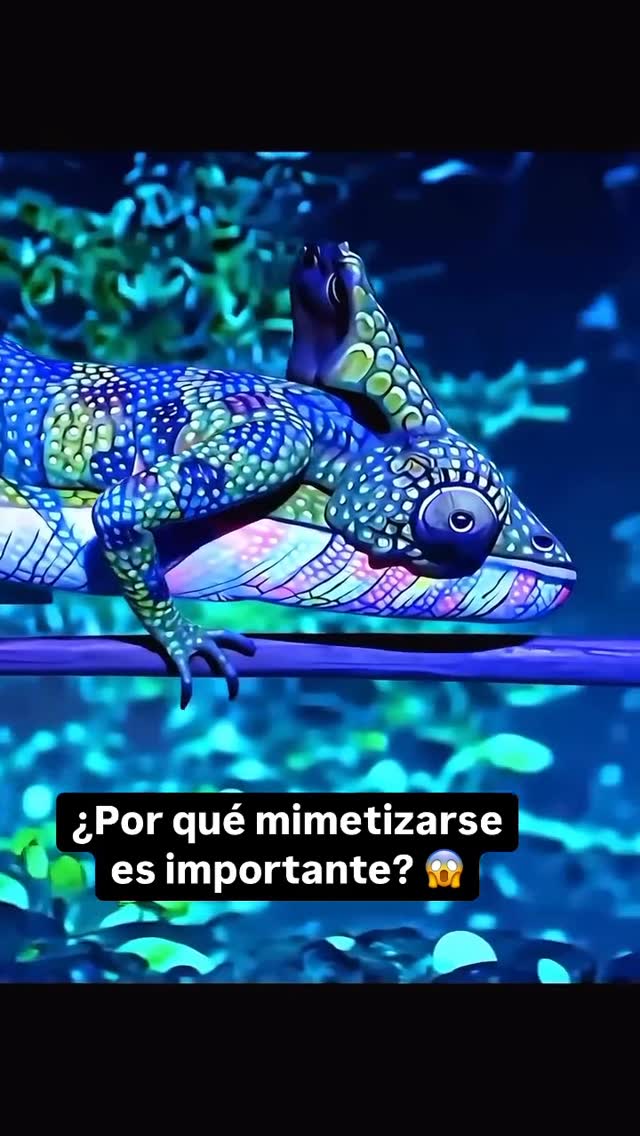 La mimetización se usa como una estrategia que aumente las probabilidades de sobrevivir y reproducir…