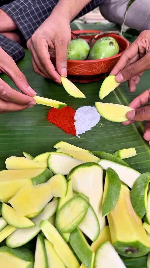 Viral Mango Masala 🔥 | Mango Trend | Village Mango Recipe 🤤 #viral #reels #instagram #treding #food