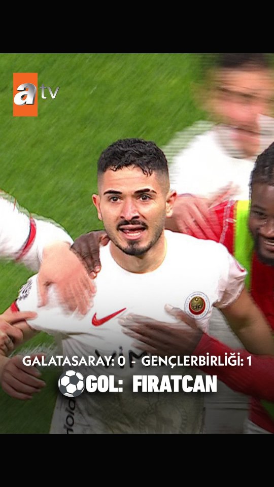 #Galatasaray: 0 - #Gençlerbirliği: 1 Gol: Fıratcan ⚽ (Dk. 51) #ZTK #GSvGB #atv