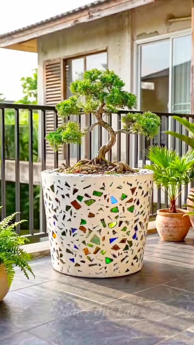 DIY Plant Pot Made From Bottles💡🪴