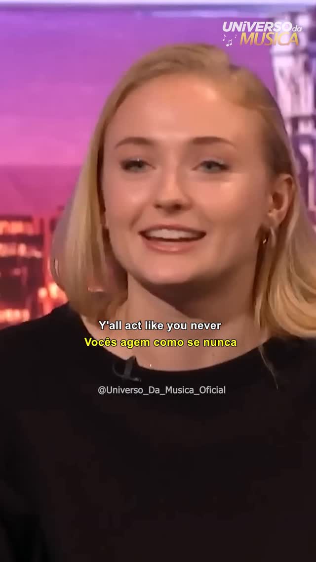 Durante uma participação divertida no The Late Late Show with James Corden, em 2018, Sophie Turner m…