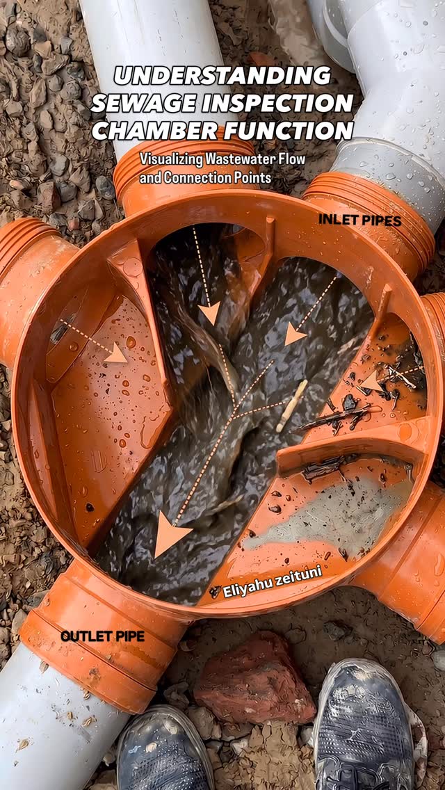 How It Works: The Sewage Inspection Chamber 🚽🛠️ Ever wondered how wastewater from your home reaches …