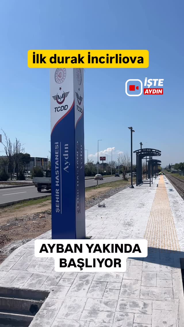 Aydın Büyükşehir Belediyesi ve Devlet Demiryolları tarafından yapılan banliyö ulaşım hattı AYBAN’ın …
