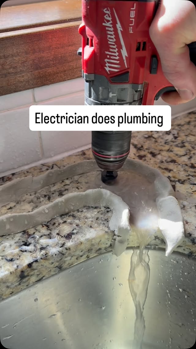 Reverse osmosis water filter install. #electrician #waterfilter #reverseosmosis #howto