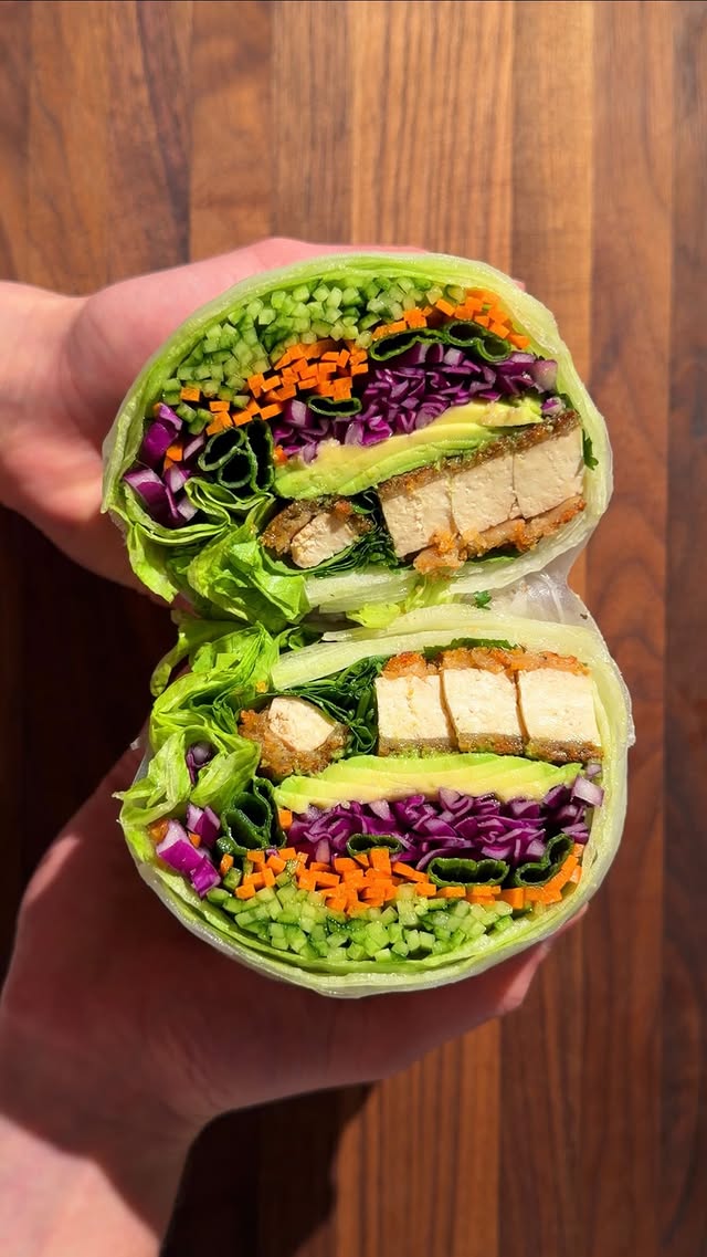 giant bang bang summer roll 🌈 bc respectfully i ain’t got time to roll 10 tiny ones🙂‍↕️ inside you’l…