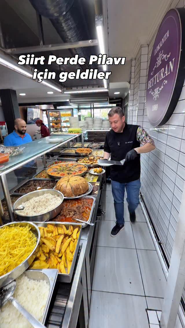 Siirt Perde Pilavı için geldiler ☺️ İtalyanca Servis istediler 🙏🏻 Afiyet olsun efendim 🍀 #beyturan #…
