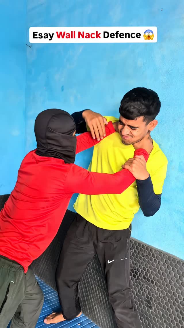 Esay Wall Nack Defence 😱🥋 #selfdefence #judo #selfdefense #viral #explore